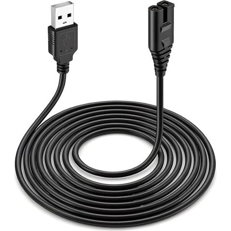 Chargeur USB 5 V, câble de charge rapide. Convient aux robots nettoyeurs de piscine et aux rasoirs une alternative durable et sûre, portable. (1/5)