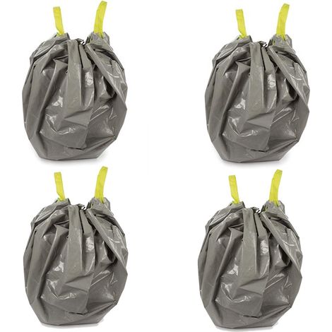 Lot de 4 SACS DE JARDIN - Utra Résistant - POLYÉTHYLÈNE - 130 L