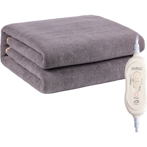 Electric Blanket - Heated Blanket - Fast-Heating Heated Blanket with 2 Heat Settings and Timer, Machine Washable (180cm×130cm) (1/5)