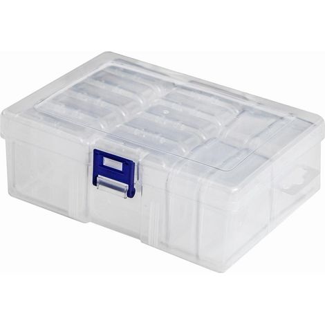 Organizer + 14 Boxen 11,7 x 16,4 x 5,8 cm