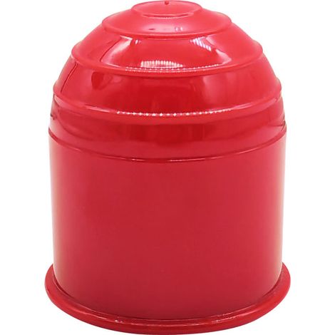 2 pezzi di copertura per gancio di traino rossa, tappo universale per gancio di traino per roulotte da 50 mm, copertura per gancio di traino in plastica perfetta per camion con rimorchio (plastica)