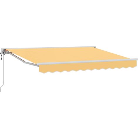 Tenda retrattile Sabbia 4 x 2 m Poliestere e Alluminio vidaXL (1/5)