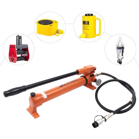 Manual Hydraulic Pump Hand Pump Set 10000psi Oil Storage 900CC For wind power, hydropower, nuclear power industry, oil and gas