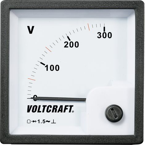 VOLTCRAFT AM-72x72/300V AM-72x72/300V Analog-Einbaumessgerät AM-72x72/300V 300 V Drehspule (1/2)