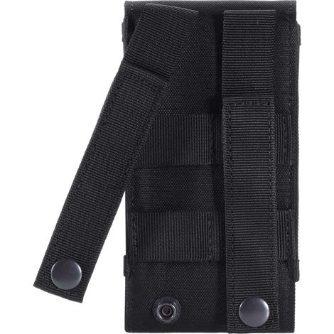 Sac ceinture de protection pour téléphone portable camouflage militaire (L, noir) (1/2)