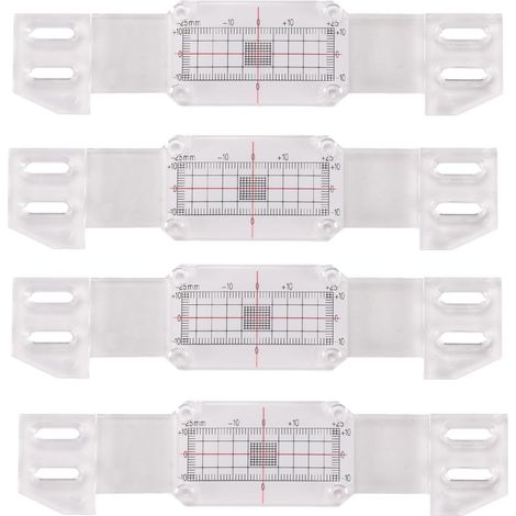 Rissüberwachungsgerät, Rissmessgerät, hochtransparentes Acryl-Standard-Rissüberwachungsgerät zur Wandverformungsüberwachung