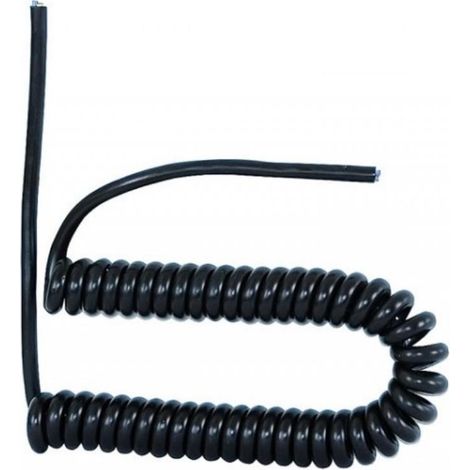 Cavo di collegamento a spirale 3x1,00 05VVH8-F nero - 3 m