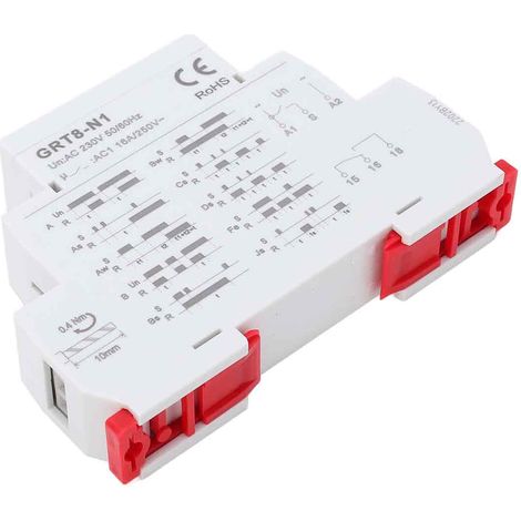 Zeitrelais-Verzögerungs-Timer-Controller mit einstellbarem Steuerschalter, 230 V Wechselstrom, mit LED-Anzeige (1/5)