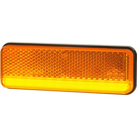 FEU DE GABARIT LED ORANGE SLIM 12/24V (1/3)