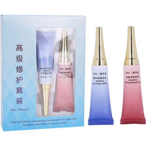 2 x 10ml Sérum Réparateur Anti-Cicatrices pour Sourcils Microblading, Soin Post-Semi-Permanent (1/5)