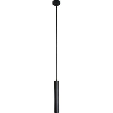 Suspension cylindrique 1xGU10 Ari noir