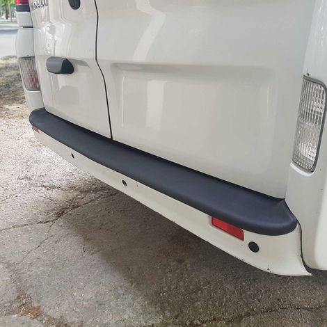 Protection seuil Coffre Pare-Chocs Compatible avec Opel Vivaro A 2001-2014 ABS (1/5)