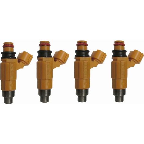 Kit de 4 injecteurs de carburant compatibles avec le moteur hors-bord 4 temps Yamaha F150 CDH275 MD319792 (1/5)