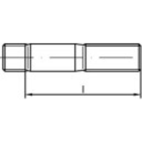 [GEBRAUCHT] B-Ware Toolcraft Stiftschraube M20 130mm DIN 938 Stahl Schraube Befestigung 10 Stück