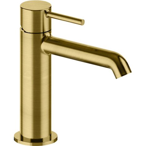 Lavabo mitigeur regular ac vidage up&d laiton phi or brosse - CRISTINA ONDYNA PH22096P