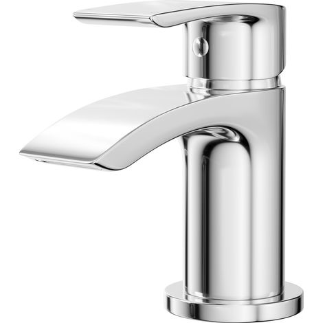 Wholesale Domestic Crest Polished Chrome Mini Mono Basin Mixer Tap (1/5)
