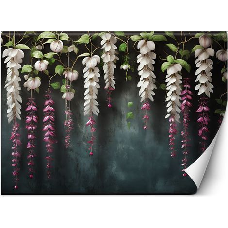 Fototapete Hängende Glyzinienblüten 300x210 cm (1/5)