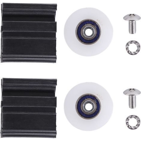 Kit de roulettes de porte de serre haut de gamme - Roues de rechange, pièces et quincaillerie pour hall d'entrée - Accessoires de haute qualité pour portes coulissantes sans effort (1/4)