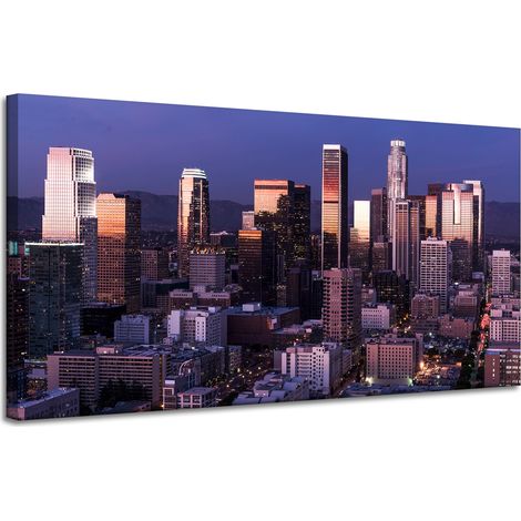 Impression sur toile 120x60 cm représentant l'architecture de Los Angeles