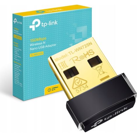 TL-WN725N ADATTATORE NANO     WIRELESS USB 150MBPS TP-LINK (1/5)