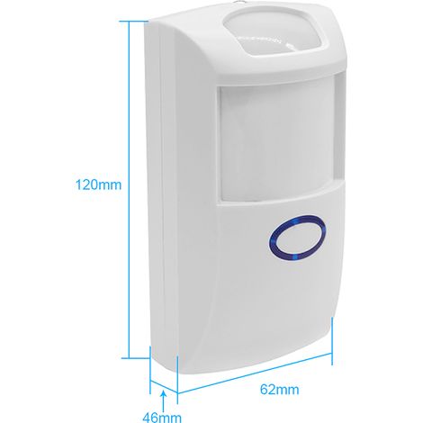 433-MHz-Dual-PIR2-Infrarot-Bewegungsmelder für Smart Home – Empfindliche Erkennung, geringer Stromverbrauch, Alexa-kompatibel (1/4)