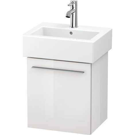 Meuble sous-vasque X-LARGE 328x400x442mm ouverture gauche blanc brillant lack