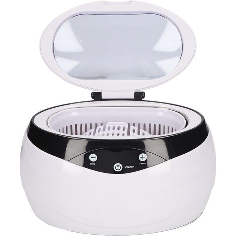 Nettoyeur à ultrasons portable 650 ml, 40 kHz, pour bijoux et montres. Nettoyage rapide. Prise UE, 200-240 V CA, 50 Hz. (1/5)