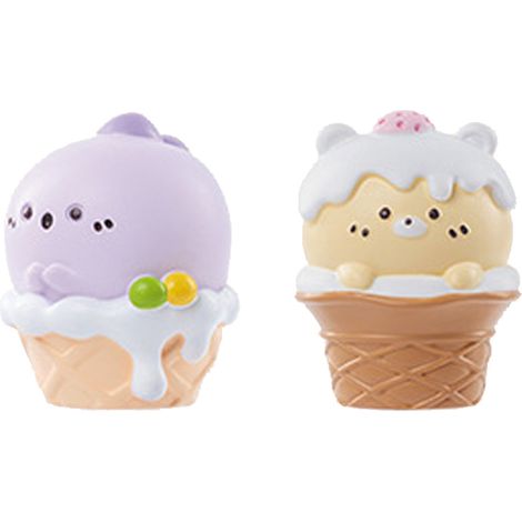 Überraschung: 2 Harzfiguren, die Eiscreme darstellen (1/5)