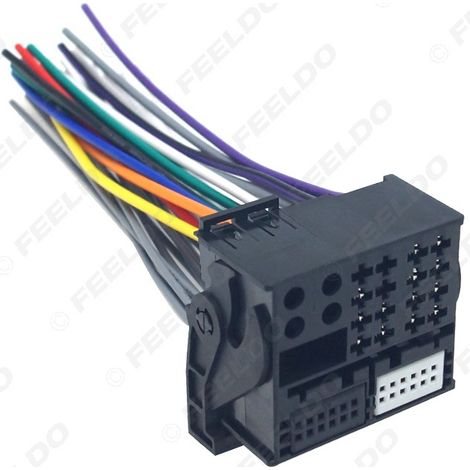 Compatible avec les connecteurs de lecteur CD d'origine, les câbles arrière et les câbles AUX pour Volkswagen Passat, Touran, Sagitar, Audi et BMW.