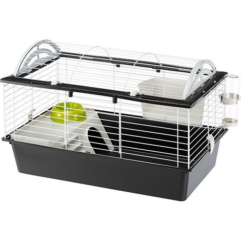 Ferplast CASITA 80 Jaula Negra para Pequeños Animales