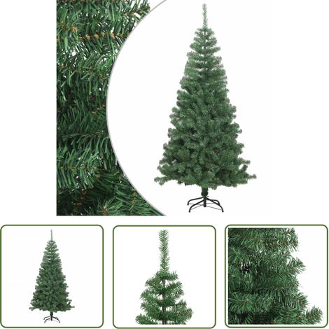 Weihnachtsdekoration - vidaXL Künstlicher Weihnachtsbaum L 240 cm Grün - Außen-Weihnachtsbaum (1/5)