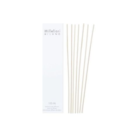 Millefiori Milano diffusore, Rattan, Bianco, 100 ml, 7 unità