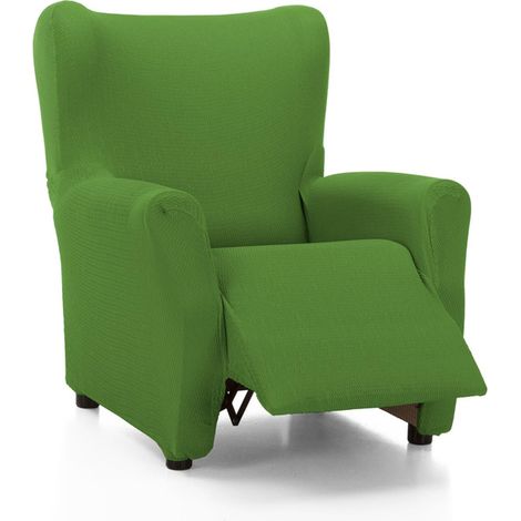 Housse de Fauteuil de Relaxation matelassée Ultra ajustée - Housse de Fauteuil de Relaxation Extensible en Couleur Vert - fabriquée en Espagne (1/2)