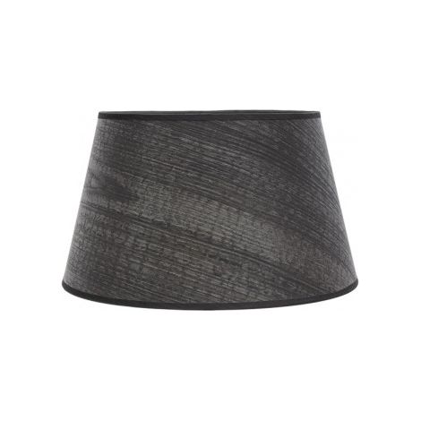 Salma Paralume E27 Legno Nero 30dx22dx17h Aperto Conico