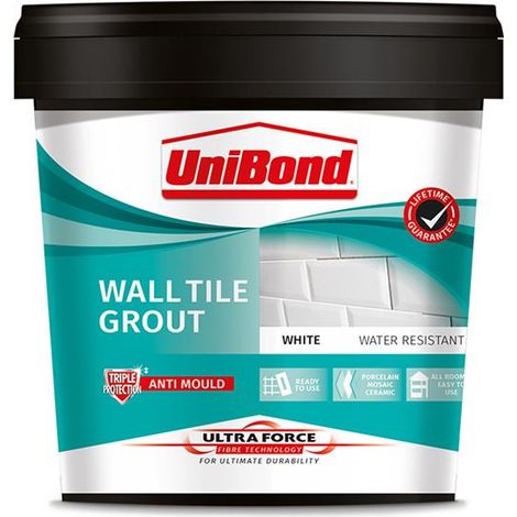 UniBond 2643632 Uforce Wall Grout White 1.38kg UNI2490