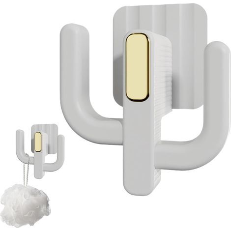 Support mural pour pantoufles - Support mural pour chaussures - Organisateur de chaussures mural et de serviettes de salle de bain pour porte de cuisine, camping-car (1/5)