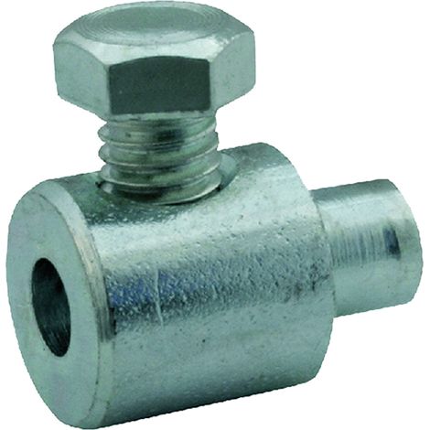 MORSETTO VITE LATERALE Ã¸ totale 10 - vite M5 - foro 4- 100 pezzi