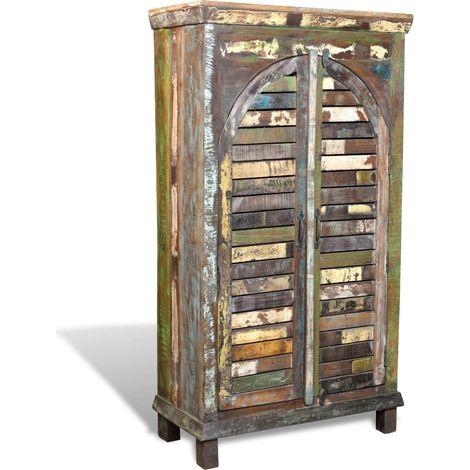 Maison Exclusive - Bücherschrank Altholz Mehrfarbig mit 3 Ablagen