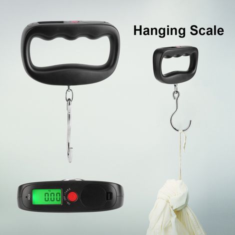 Balance électronique portable Weihang WH-A14 pour bagages avec crochet - Pile retirée - Expédition autorisée (1/5)