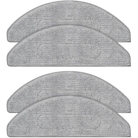 Paquete de 4 almohadillas de fregona reutilizables compatibles con iRobot Roomba Combo i5/i5+/j5/j5+, fregona de microfibra lavable y Kit de accesorios de ropa (1/5)