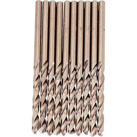 Jeu de forets en cobalt M35 HSS-CO pour le perçage de l'acier inoxydable (5,0 mm)
