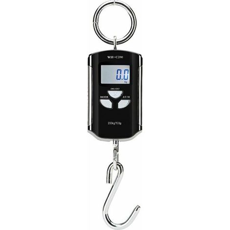 Balance électronique pour grue de 200 kg Affichage numérique rétroéclairé LCD Balance électronique pour grue noire rouge livraison aléatoire (avec batterie correspondante) (1/5)