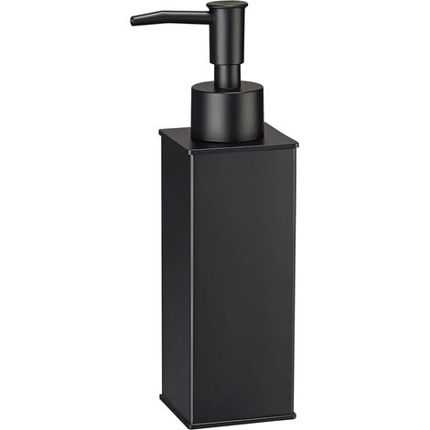 1 Distributeur de savon, Acier inoxydable 304, Pompe durable, Noir, Pour salle de bain, cuisine (1/5)