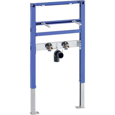 Geberit Duofix - Bâti-support pour lavabo, 82 à 98 cm, pour robinetterie sur plage 111.485.00.1 (1/4)