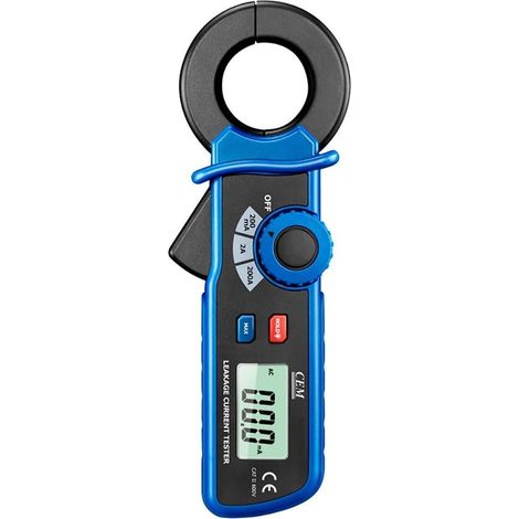 Pinza Amperimétrica Localizadora de Fugas  Azul (1/3)