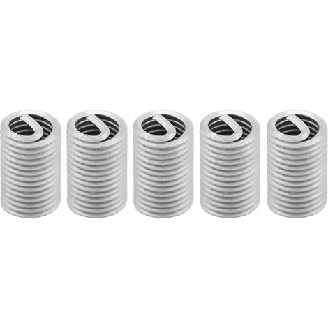 50Pcs M6 Inserts thread repair kit Acier Inoxydable Ss304 Coiled Wire Helical Screw Thread Inserts M6 X 1.0 X 3D Length For Wood Screw Insert Nut Inserciones de Inserts filet¨s (1/5)
