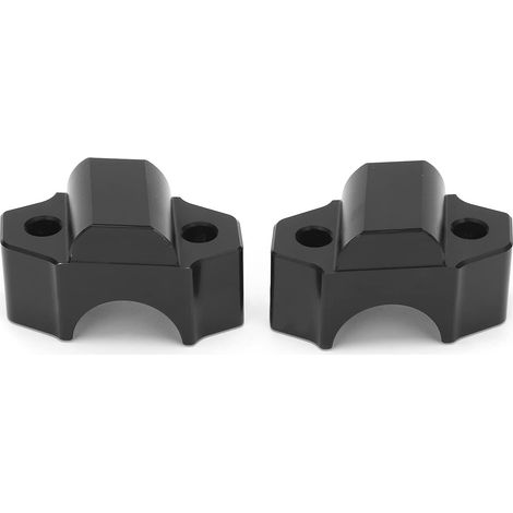 Élévateur de Guidon Ergonomique en Alliage D'aluminium, Barre de Graisse pour Super Tenere XT1200Z 2014 – 2018, Levage de Guidon de Moto (Noir) (1/4)