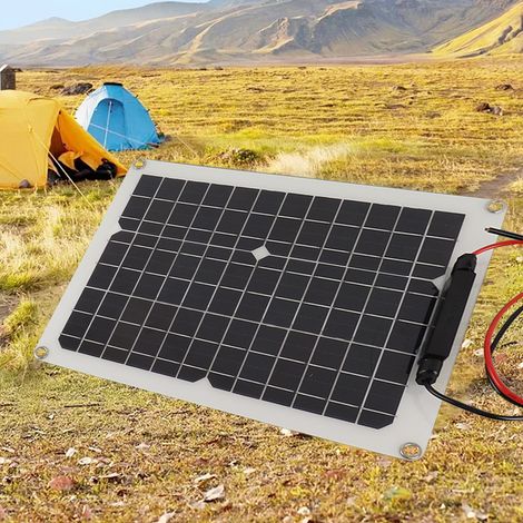 300-W-Solarpanel-Ladegerät mit USB-Controller, tragbar, aus ABS, für Outdoor-Aktivitäten wie Camping, Wohnwagen und Boote (1/5)