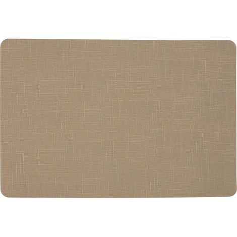 Set de Table Rectangulaire "Esmée" 30x45cm Taupe (1/4)