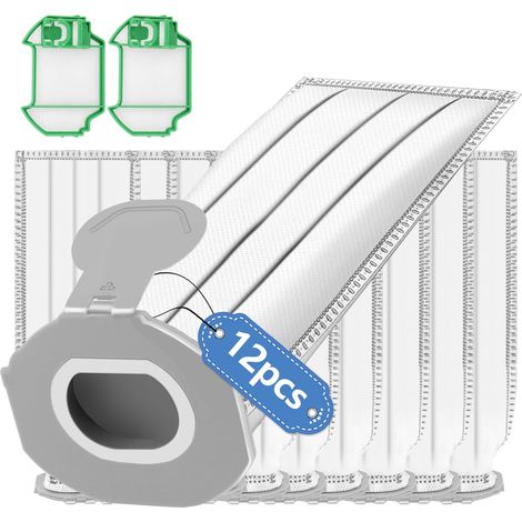 12Stk Sacs aspirateur compatibles Vorwerk Kobold VK7 FP7 Set filtre pour nettoyage maison (1/5)